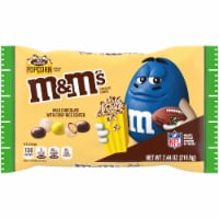 M&M's Milk Chocolate Popcorn Crisp Rice Center Halloween Candy Perspective: Main