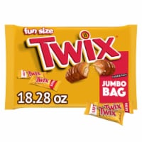 Twix Caramel Fun Size Chocolate Cookie Candy Bars Bag