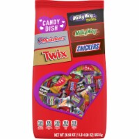 SNICKERS TWIX 3 MUSKETEERS & MILKY WAY Assorted Valentines Day Chocolate Candy Bag Perspective: Main