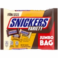Snickers Almond & Peanut Butter & Original Fun Size Assorted Bulk Halloween Candy Bar Variety Pack