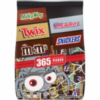 M&M'S Snickers Twix Milky Way & 3 Musketeers Bulk Halloween Candy Assortment