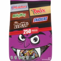 Snickers M&M'S Twix Milky Way & 3 Musketeers Assorted Chocolate Bulk Halloween Candy Perspective: Main