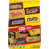M&M'S Snickers Twix & Milky Way Mixed Chocolate Halloween Candy Assortment Bulk Bag Perspective: Main