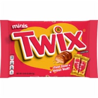 Twix Minis Caramel Chocolate Cookie Valentine's Day Chocolate Candy Perspective: Main