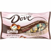 DOVE PROMISES Milk Chocolate Waffle Cone Cookie Crisps Easter Candy Bag Perspective: Main