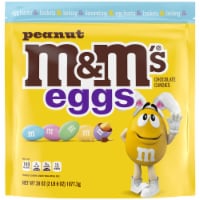 M&M’S Peanut Milk Chocolate Assorted Pastel Easter Candy Party Size Bag Perspective: Main