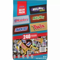 Snickers, Twix and More Chocolate Candy Variety Pack, 67.47 Ounce (240 Pieces)