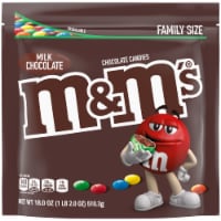 M&M'S Milk Chocolate Candy Family Size Resealable Bulk Candy Bag
