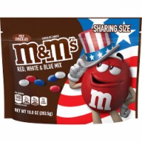 Mars M&M's Milke Chocolate Candy - Red/White/Blue