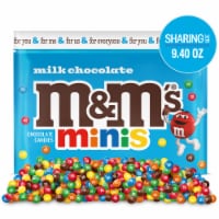 M&M's Milk Chocolate with Minis Christmas Chocolate Bar, 4 oz - Kroger