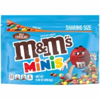 M&M'S Minis Milk Chocolate Candy Sharing Size Resealable Bag