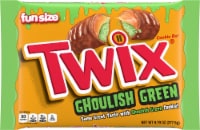 Twix® Chocolate Ghoulish Green Fun Size Halloween Candy Bag Perspective: Main