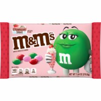 M&M'S White Chocolate Strawberry Shake Valentines Day Candy Bag Perspective: Main