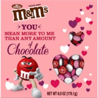 M&M'S Milk Chocolate Red, Pink & White Valentine's Day Candy Gift Box Perspective: Main