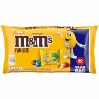 M&M's Peanut Fun Size Bulk Halloween Candy Bag, 36.74 Ounce (60 Count)