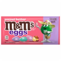 M&M's® Share Size Peanut Butter Chocolate Candy Eggs Perspective: Main