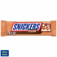 Snickers Pecan Milk Chocolate Candy Bar Perspective: Main