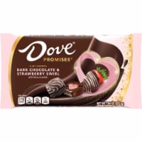 Dove Promises Dark Chocolate & Strawberry Swirl Valentine's Day Candy Bag Perspective: Main