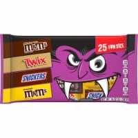 M&M'S Snickers & Twix Milk Chocolate Halloween Candy Bulk Bag Perspective: Main