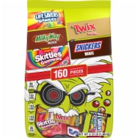 Snickers Skittles Gummies Twix & More Halloween Candy Variety Pack Bulk Bag Perspective: Main
