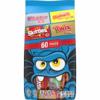 Skittles Twix Starburst 3 Musketeers Halloween Candy Variety Bulk Bag Perspective: Main