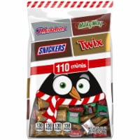 Snickers Twix Milky Way & 3 Musketeers Minis Chocolate Christmas Candy Bars Bulk Bag Perspective: Main