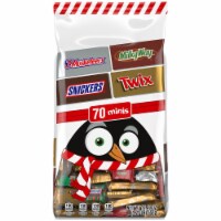 Snickers Twix Milky Way & 3 Musketeers Mini Chocolate Christmas Candy Bars Bulk Bag Perspective: Main