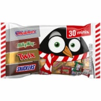 Snickers Twix Milky Way & 3 Musketeers Mini Chocolate Christmas Candy Bars Bulk Bag Perspective: Main