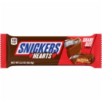 Snickers Chocolate Hearts Valentines Day Candy Bars Share Size Pack Perspective: Main