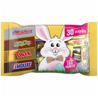Snickers Twix Milky Way & 3 Musketeers Mini Milk Chocolate Candy Bars Easter Bag Perspective: Main