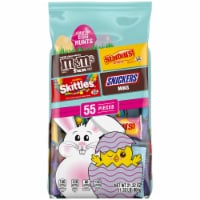 M&M'S Skittles Snickers & Starburst Easter Basket Variety Pack Bulk Bag Perspective: Main