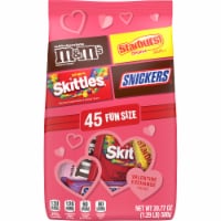 M&M'S Snickers Skittles & Starburst Fun Size Valentine's Day Candy Variety Pack Bulk Bag Perspective: Main