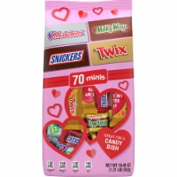 Snickers Twix Milky Way & 3 Musketeers Valentine's Day Chocolate Bars Variety Pack Bulk Bag Perspective: Main
