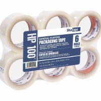 Shurtape Packaging Tape,PK6  HP 100