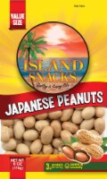 Island Snacks Japaneese Peanuts Value Size Perspective: Main