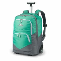 High Sierra Freewheel Pro Wheeled Backpack with Rotating Handle, Aquamarine