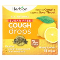 Herbion Naturals Honey Lemon Cough Drops  - 1 Each - 18 CT - Pack of 3