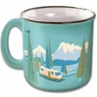 Camp Casual 15 oz Birds Eye View Logo Travel Mug