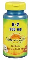 Nature's Life Vitamin B-2 Tablets 250 mg