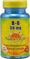 Nature's Life Vitamin B-6 Tablets 50 mg Perspective: Main