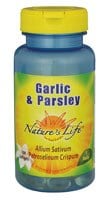 Nature's Life  Garlic And Parsley Perspective: front