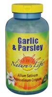 Nature's Life  Garlic And Parsley Perspective: front