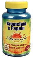 Nature's Life  Bromelain and Papain Perspective: front
