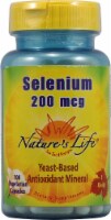 Nature's Life Selenium Capsules 200mcg Perspective: Main