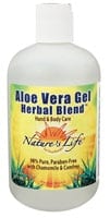 Nature's Life Aloe Vera Herbal Gel Perspective: front