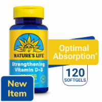 Nature's Life® Vitamin D-3 Softgels 2000 IU Perspective: Main