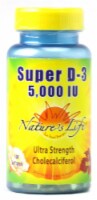Nature's Life Super D-3 Softgels 5000 IU Perspective: Main