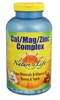 Nature's Life  Cal Mag Zinc Complex Perspective: front