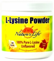 Nature's Life L-Lysine Powder Unflavored Perspective: Main