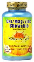 Nature's Life  Cal Mag Zinc Chewable   Natural Citrus Perspective: Main